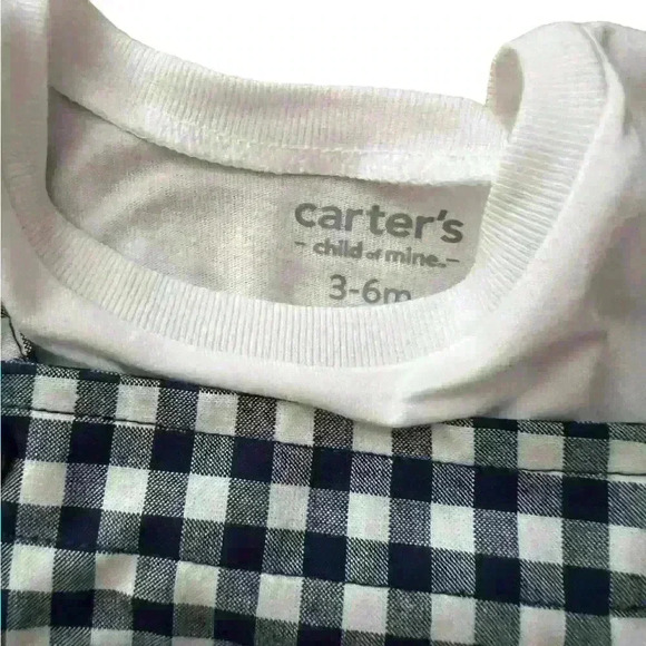 NWT Baby Carters 3/6 mo plaid dress. - Picture 2 of 2